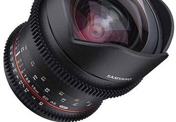 Объектив Samyang VDSLR 16mm T2.6 ориентирован на видеосъемку