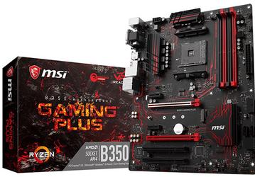 Материнская плата MSI B350 Gaming Plus рассчитана на процессоры AMD Ryzen