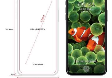 Опубликованы первый чертеж и новые изображения смартфона iPhone 8