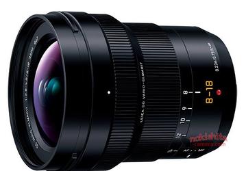 Появились предварительные спецификации объектива Leica DG Vario-Elmarit 8-18mm/F2.8-4.0 ASPH., анонс которого ожидается завтра