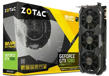 В видеокартах Zotac GeForce GTX 1080 AMP Extreme+ и GeForce GTX 1060 AMP! Edition+ разогнаны и память, и GPU