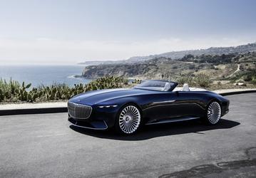 Компания Mercedes-Benz показала роскошный электромобиль Vision Mercedes-Maybach 6 Cabriolet 