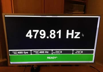 Ресурс Blur Busters тестирует прототип монитора с кадровой частотой 480 Гц