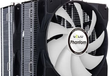 Конструкция систем охлаждения Gelid Phantom и Phantom Black включает семь тепловых трубок
