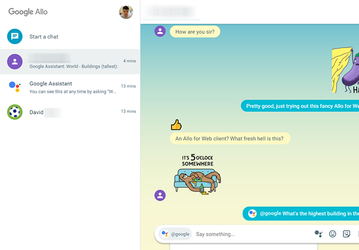 Google выпустила браузерную версию мессенджера Allo