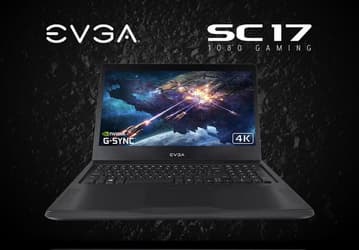 Ноутбук EVGA SC17 после очередного обновления обзавёлся более производительной видеокартой и процессором