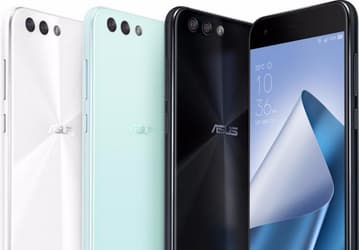 Линейка смартфонов Asus Zenfone 4 показана во всех цветах на официальных изображениях