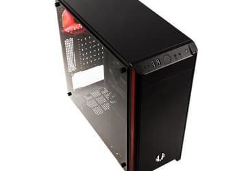 Боковая стенка компьютерного корпуса BitFenix Nova TG изготовлена из закаленного стекла