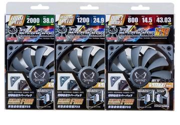 В корпусных вентиляторах Scythe Kaze Flex 120 применены подшипники Sealed Precision FDB