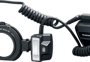 Вспышка Canon Macro Twin-Lite MT-26EX-RT предназначена для макросъемки