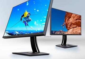 В мониторе ViewSonic VP2785-4K установлена 27-дюймовая панель 4К типа IPS