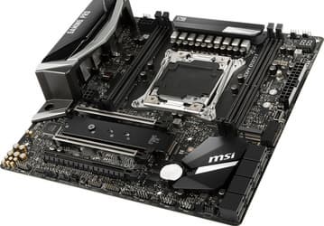 Системная плата MSI X299M Gaming Pro Carbon AC рассчитана на процессоры Intel Core X