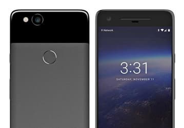 Качественные изображения смартфона Google Pixel 2 демонстрируют наличие обычного экрана и необычных вариантов цветового оформления