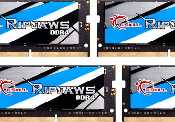 Производитель называет самым быстрым набор модулей памяти G.Skill Ripjaws DDR4-3466 SO-DIMM суммарным объемом 64 ГБ
