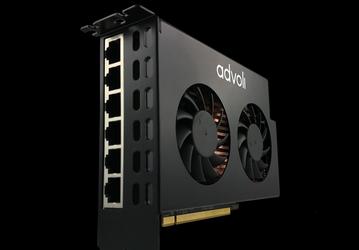 Advoli TA6 Graphics Card — видеокарта с шестью портами Ethernet и поддержкой технологии HDBaseT