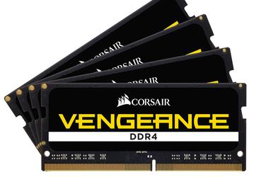 Серию Corsair Vengeance пополнил набор модулей памяти SO-DIMM DDR4-4000 суммарным объемом 32 ГБ