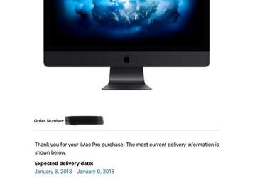 Некоторые покупатели получат свои ПК iMac Pro существенно раньше, чем ожидали