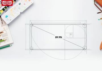 Экран смартфона Elephone S9 занимает 89,9% площади лицевой панели