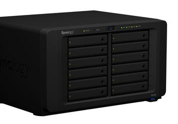 Хранилище с сетевым подключением Synology FlashStation FS1018 рассчитано только на SSD