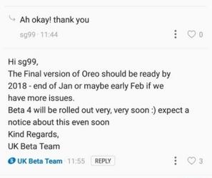 Смартфоны Samsung Galaxy S8 и S8+ получат Android Oreo не ранее конца января