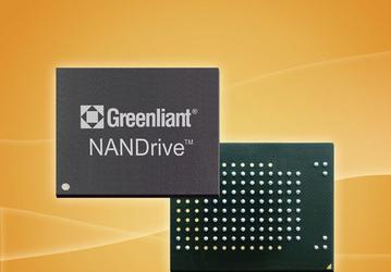 Твердотельный накопитель Greenliant NANDrive GLS85VM объемом 128 ГБ занимает на печатной плате участок размерами 11,5 x 13 мм