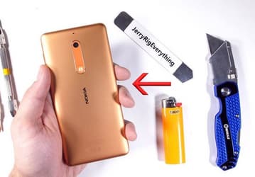 Смартфон Nokia 5 превосходит большинство других в тесте на изгиб