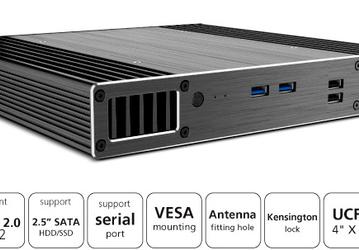 Высота корпуса Akasa Plato X7D для NUC Intel Dawson Canyon равна 39 мм