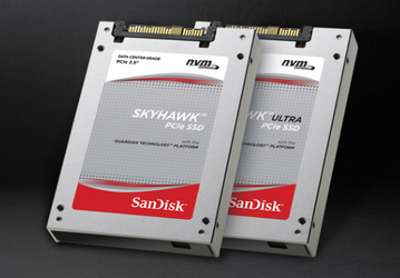 Промышленные SSD SanDisk Skyhawk в зависимости от модели имеют значение DWPD от 0,5 до 1,7