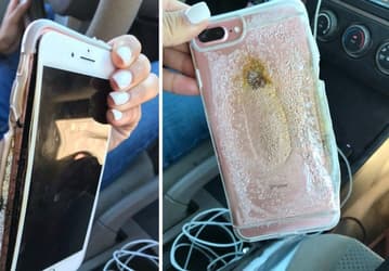 Очередной смартфон iPhone 7 Plus загорелся без видимых причин