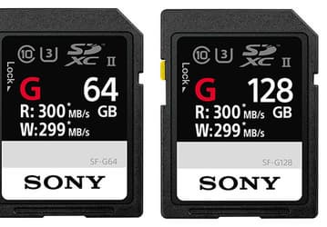 Карты памяти Sony SF-G UHS-II в режиме записи развивают скорость 299 МБ/с, в режиме чтения — 300 МБ/с