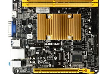 Системная плата Biostar A68N-5100 располагает впаянным процессором AMD A4-5100