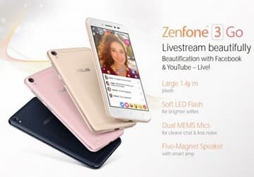 Появились изображения и характеристики смартфона Asus Zenfone 3 Go
