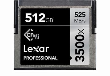 Карта памяти Lexar Professional 3500x CFast 2.0 объемом 512 ГБ оценена производителем в $1700