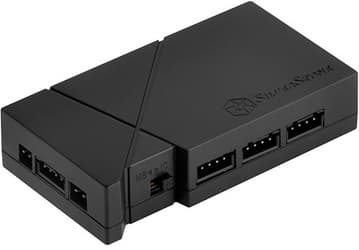 Блок управления подсветкой SilverStone LSB01 рассчитан на подключение до восьми лент RGB