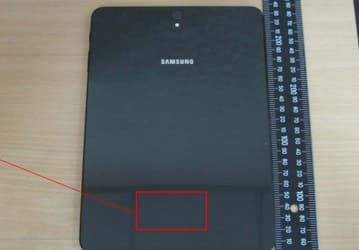 Тыльная сторона планшета Samsung Galaxy Tab S3 будет прикрыта стеклом