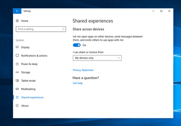 Функция Shared Experiences в Windows 10 позволит связать одно и то же приложение для разных платформ