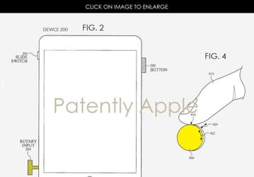 Apple исследует возможность использования колесика Digital Crown в смартфонах и планшетах