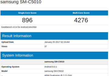SoC Snapdragon 626 ляжет в основу среднебюджетного смартфона Samsung Galaxy C5 Pro