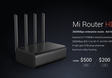 Роутер Xiaomi Mi Router HD оснащается накопителями объемом 1 или 8 ТБ