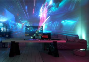 Razer показала систему Project Ariana, принцип работы которой позаимствован у IllumiRoom