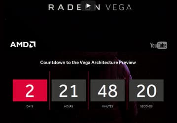 До анонса GPU AMD Vega остается меньше трех суток