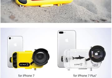 Бокс LenzO позволяет снимать смартфоном Apple iPhone 7 под водой