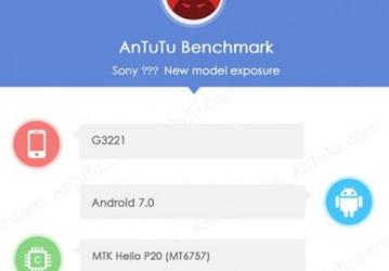 Смартфон Sony G3221 получит камеры разрешением 23 и 16 Мп
