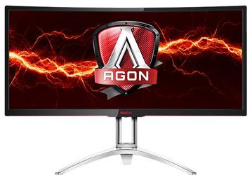 Игровой монитор AOC Agon AG352UCG с изогнутой панелью MVA и поддержкой кадровой частоты 100 Гц оценивается примерно в 1000 долларов