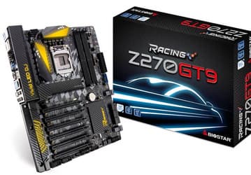 Системная плата Biostar Racing Z270GT9 комплектуется SSD Intel 600p 
