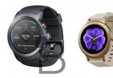 Появилось первое изображение умных часов LG Watch Sport и Watch Style, созданных совместно с Google