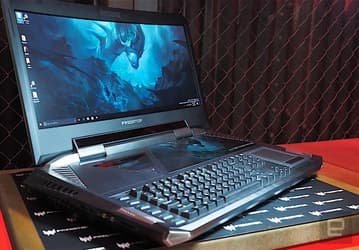 Представлен Acer Predator 21 X — первый ноутбук с огромным изогнутым дисплеем, оснащённый двумя видеокартами GeForce GTX 1080