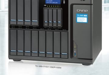 Сетевое хранилище Qnap TS-1685 получило порты 10Gbps Ethernet и слоты для кэширующих SSD