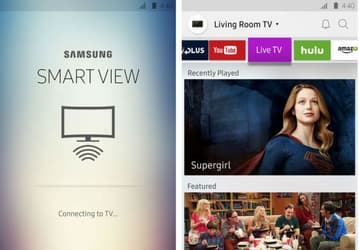 Новые умные телевизоры Samsung смогут воспроизводить видео с различных сервисов, запущенных на смартфоне