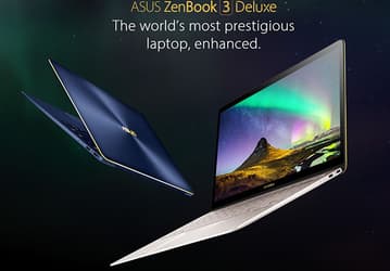 Ультрабук Asus ZenBook 3 Deluxe UX490UA оснащен двумя портами USB-C с интерфейсом Thunderbolt